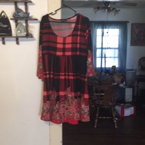 Beautiful winter cotton dress in a size 3x